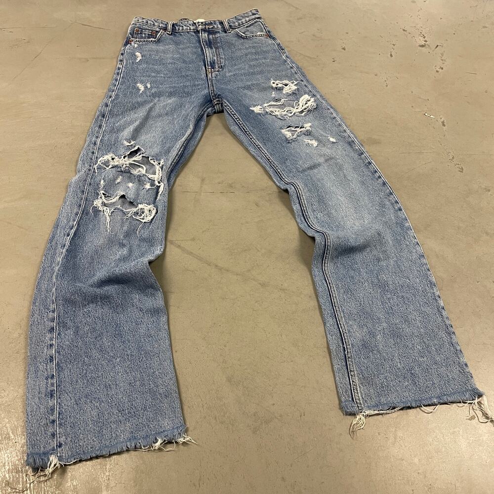 Y2K Zara high rise flare bootcut jeans 28x33